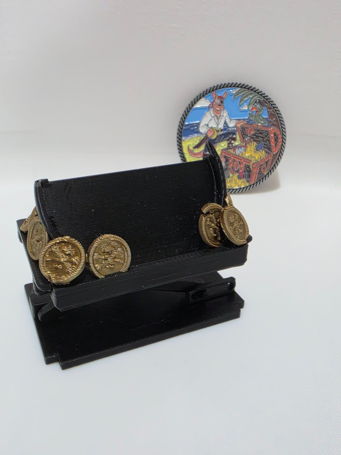 Loot in a Boot – Treasure Chest Coin Display
