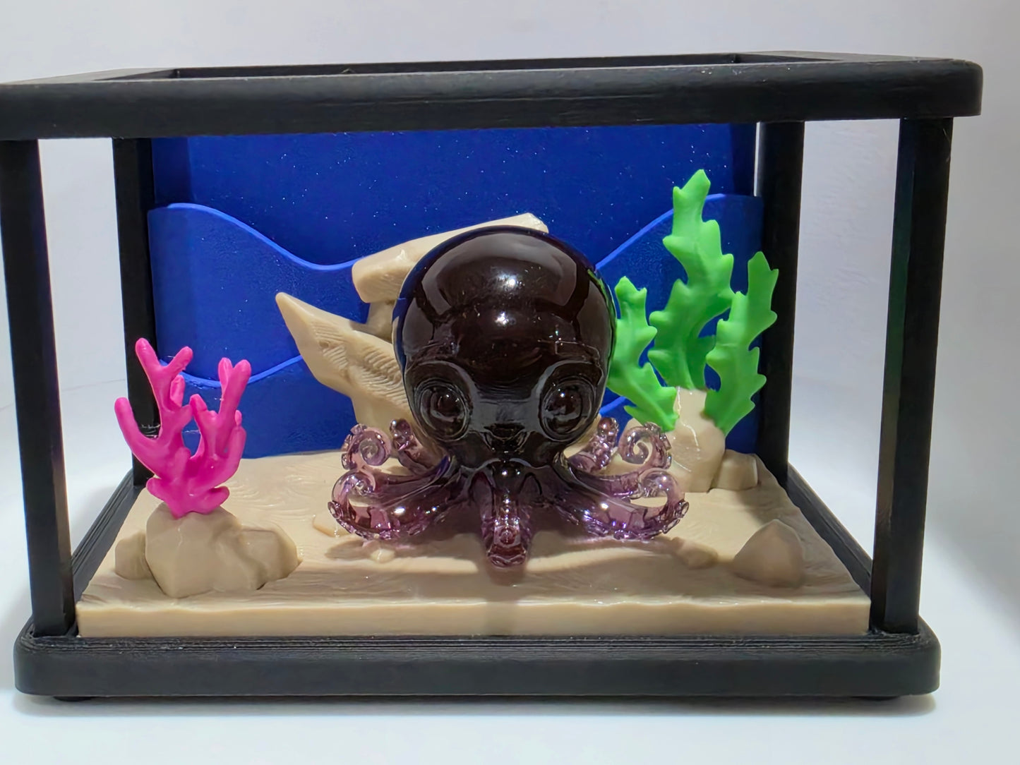 Display Aquarium – 3D Printed Scene (Made to Order)