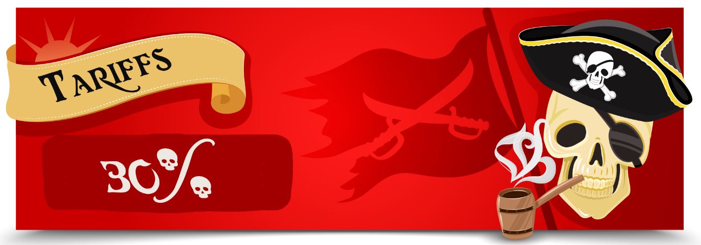 US IEEPA Reciprocal Tariffs (postal shipments under $800) - 30% of total cost of goods - Pins 4"