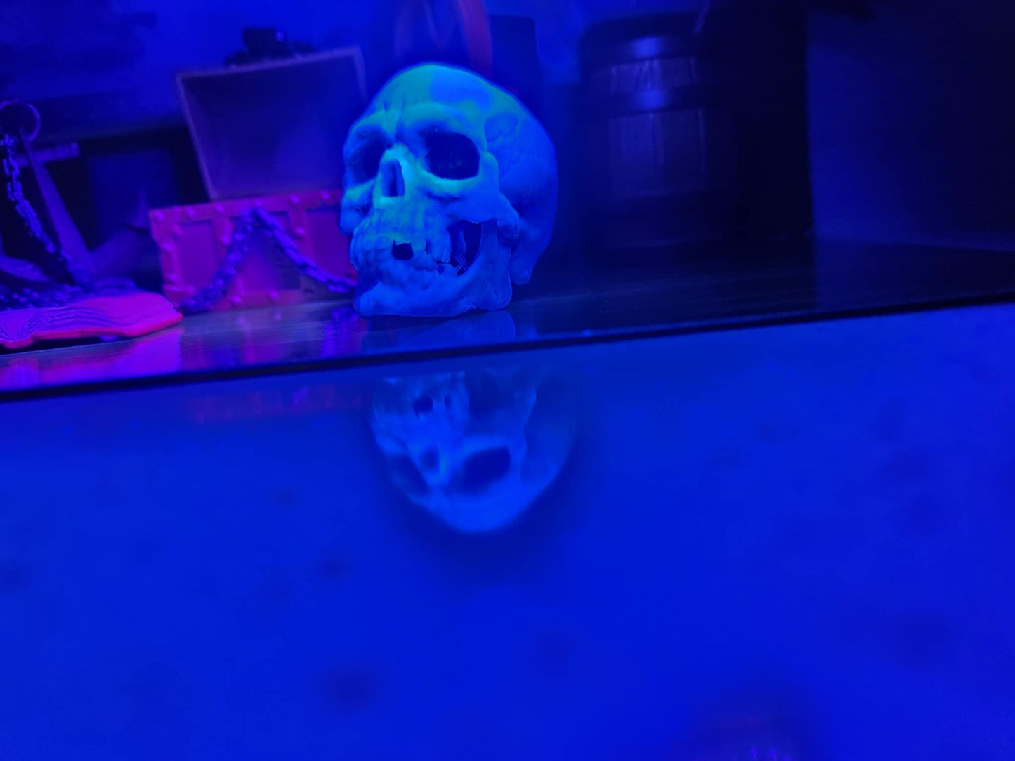 Skull Resin Figure - Black