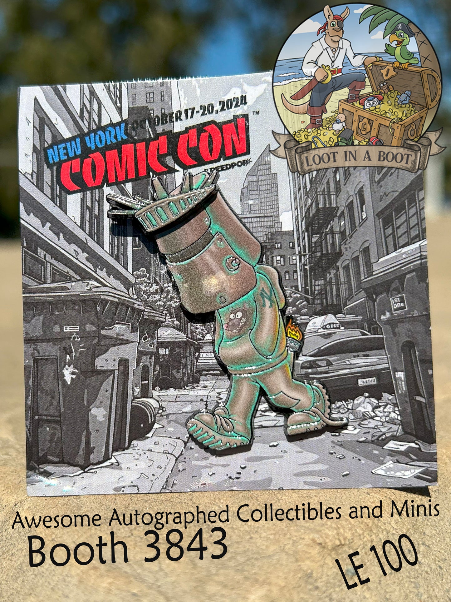 NYCC24 - Exclusive Pin - NY R.K. Full Body LE100