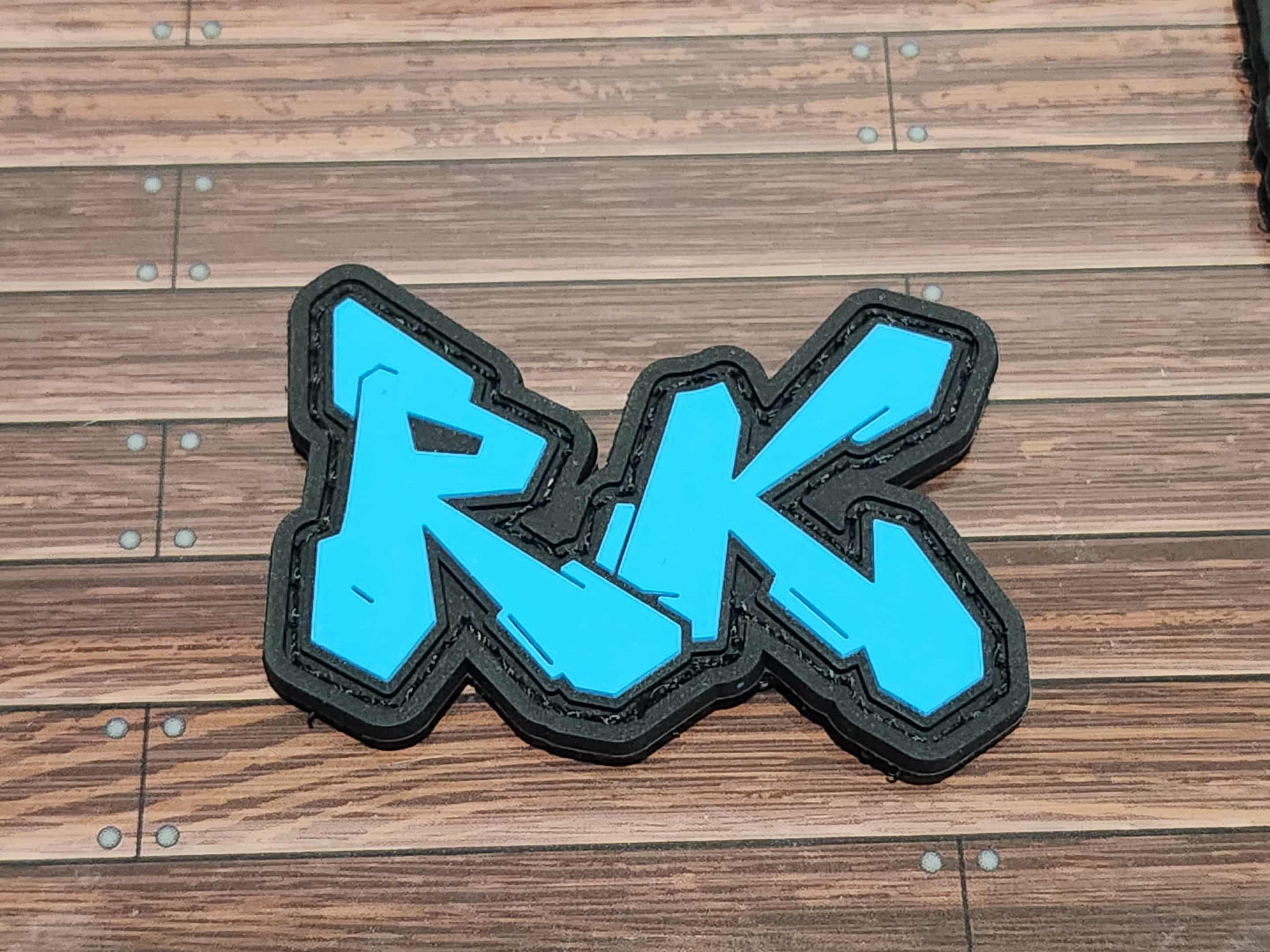 PVC Patch Logo - Blue