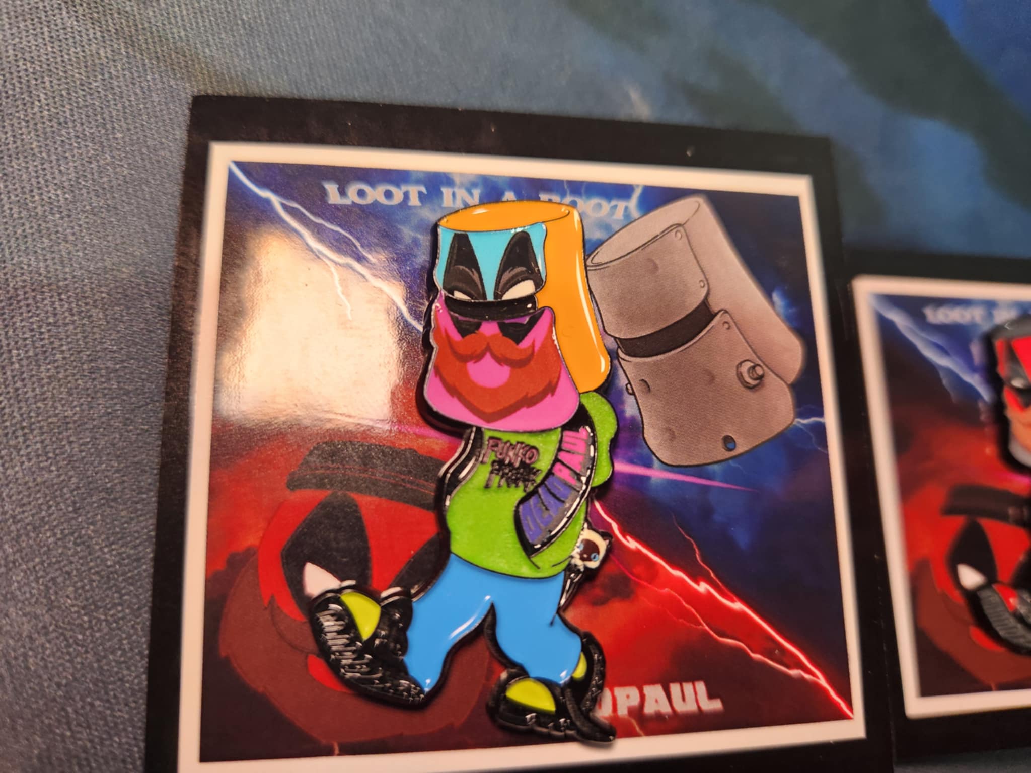 DeadPaul x Loot in a Boot Enamel Pin