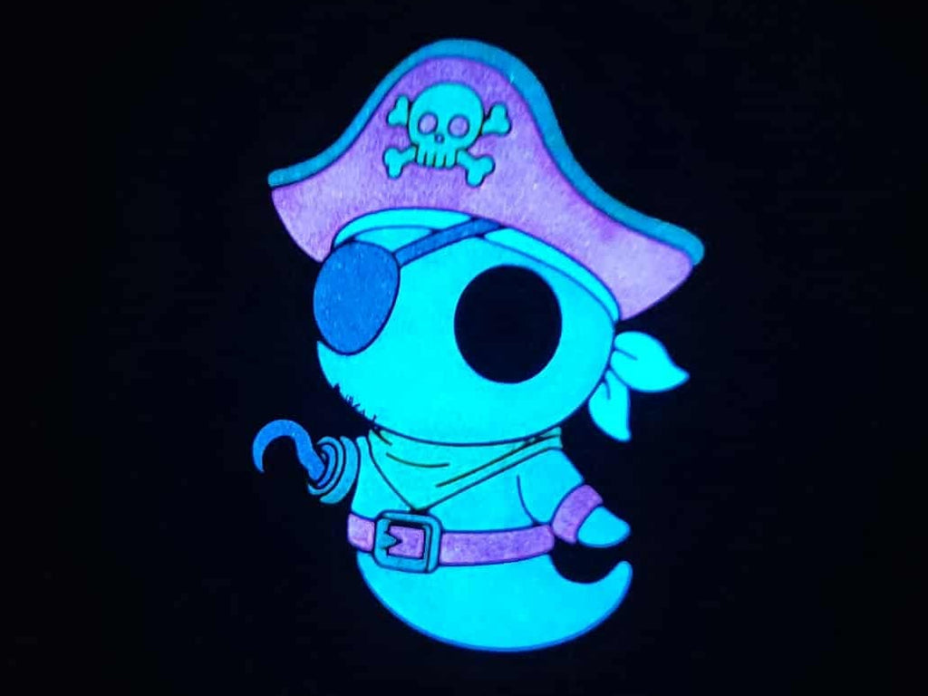 2" Colours by Jessie Blip Pirate Enamel Pin - LE50