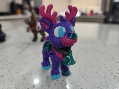 Reindeer (small) - With Red Nose and Blanket