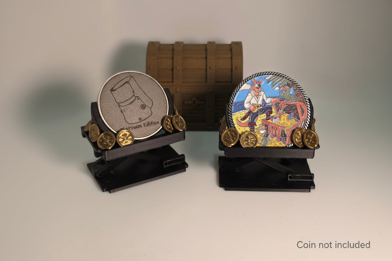 Loot in a Boot – Treasure Chest Coin Display