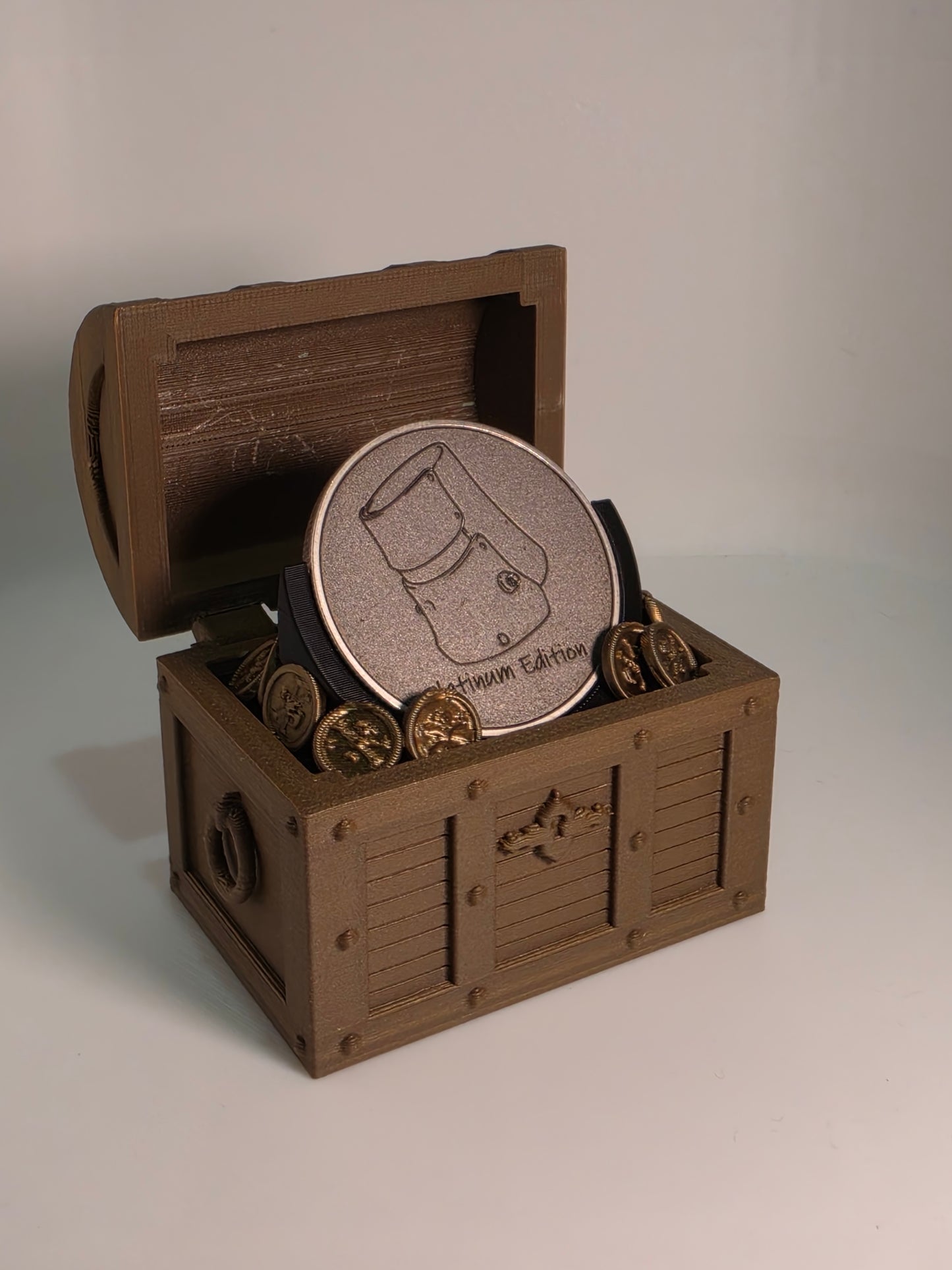 Loot in a Boot – Treasure Chest Coin Display