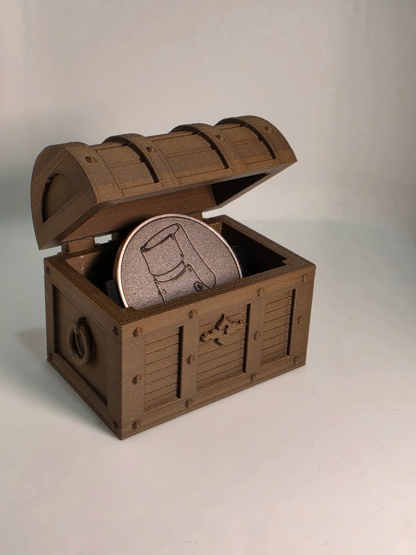 Loot in a Boot – Treasure Chest Coin Display