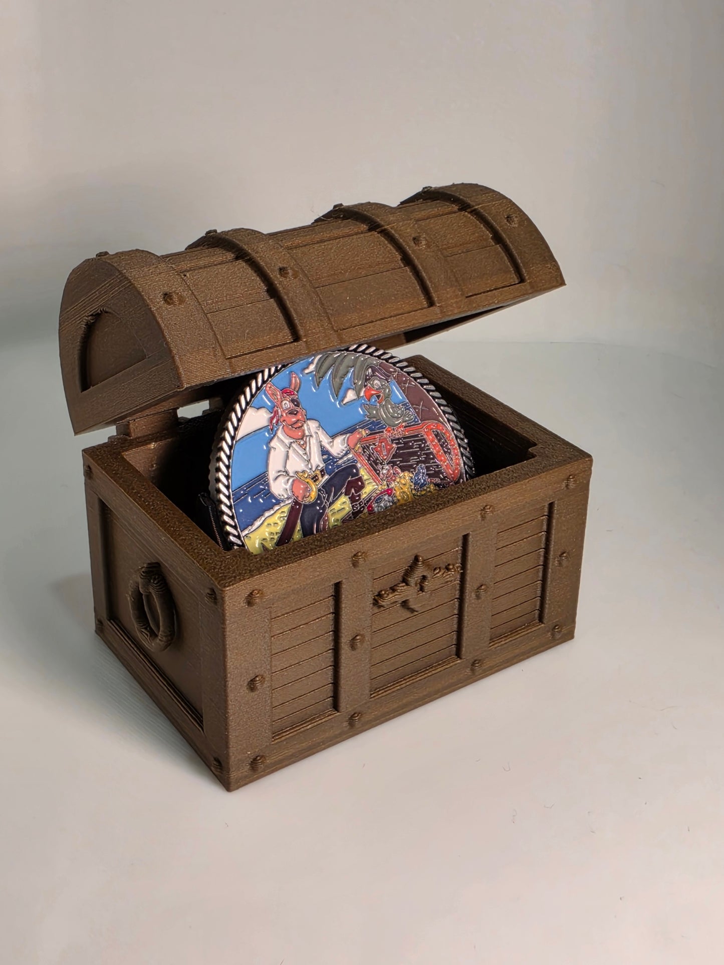 Loot in a Boot – Treasure Chest Coin Display