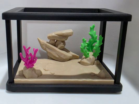 Display Aquarium – 3D Printed Scene (Made to Order)