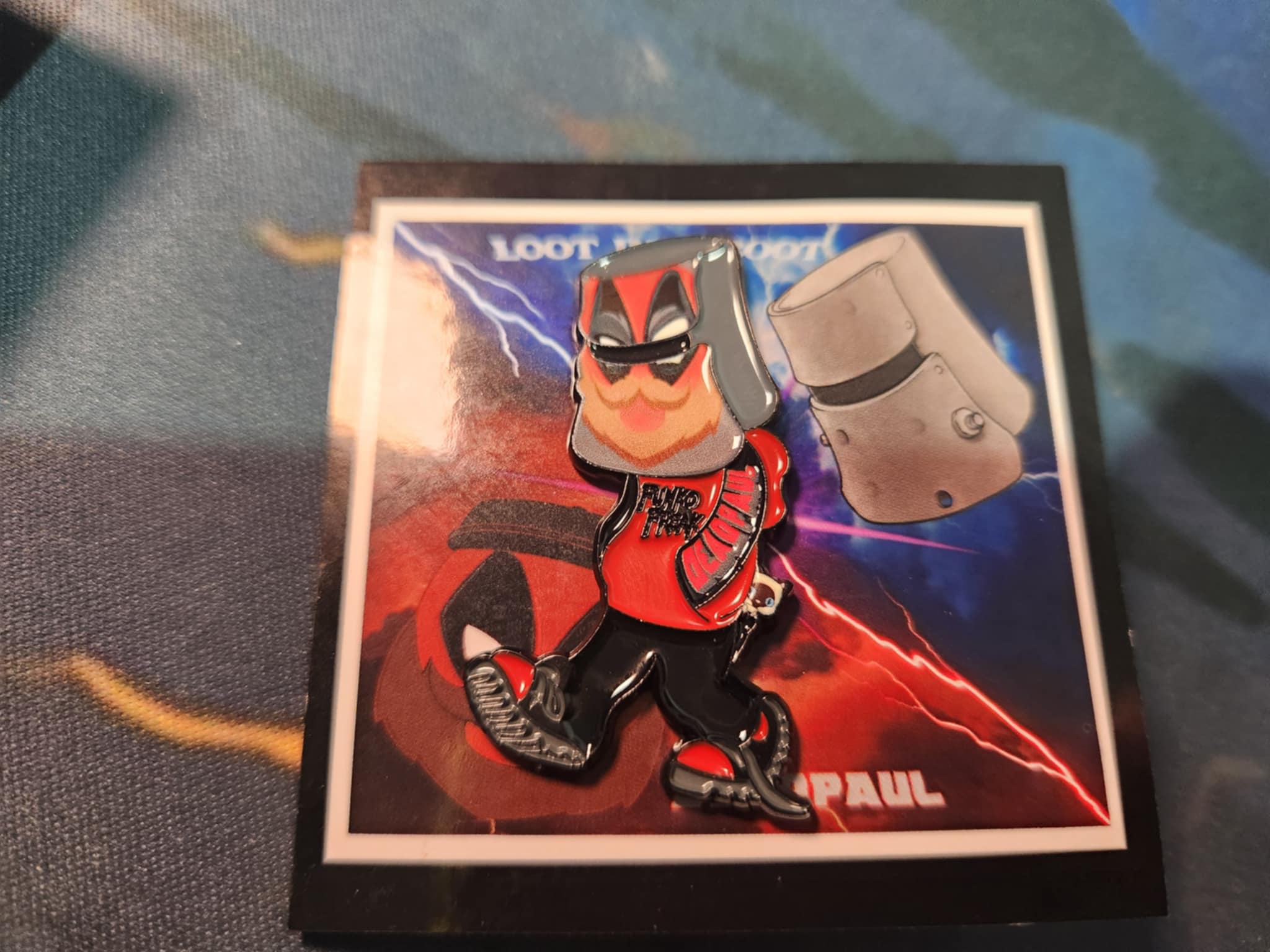 DeadPaul x Loot in a Boot Enamel Pin