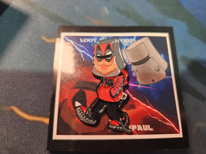 DeadPaul x Loot in a Boot Enamel Pin