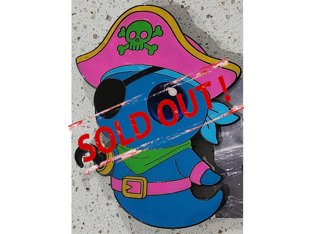 4" Colours by Jessie Pirate Blip! Pin - OLV 10