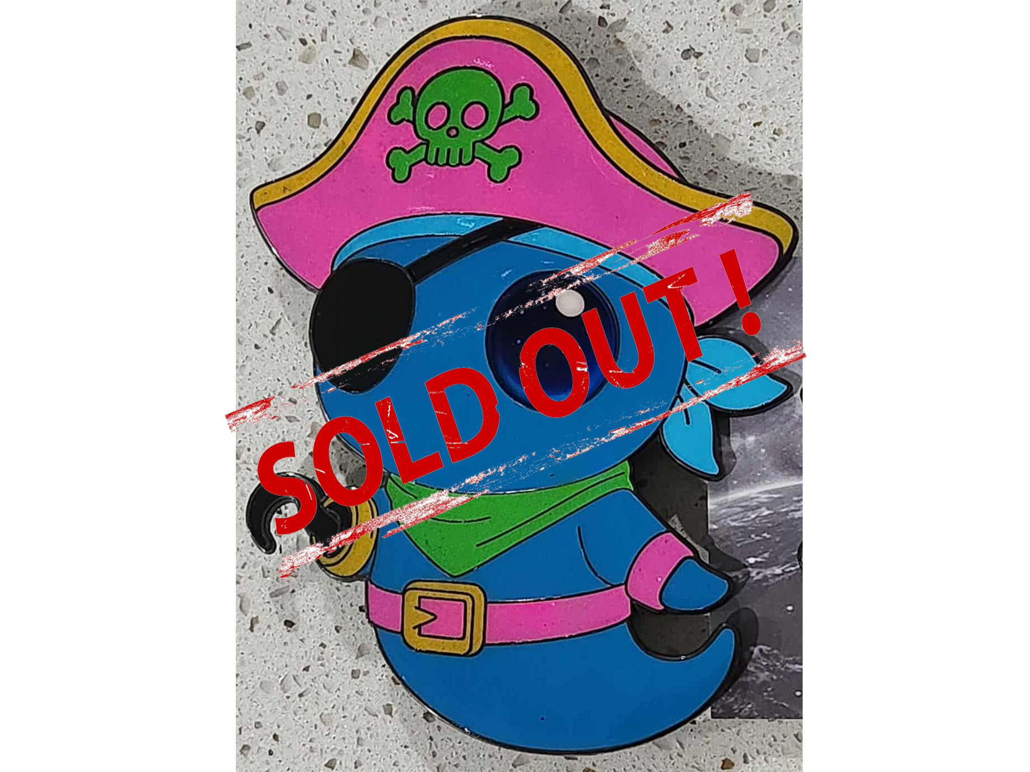 4" Colours by Jessie Pirate Blip! Pin - OLV 10