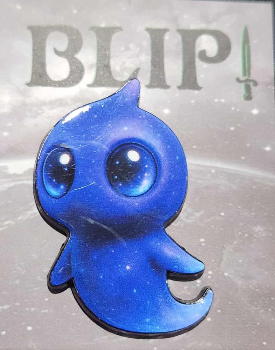 2" Blip Enamel Pin - LE50