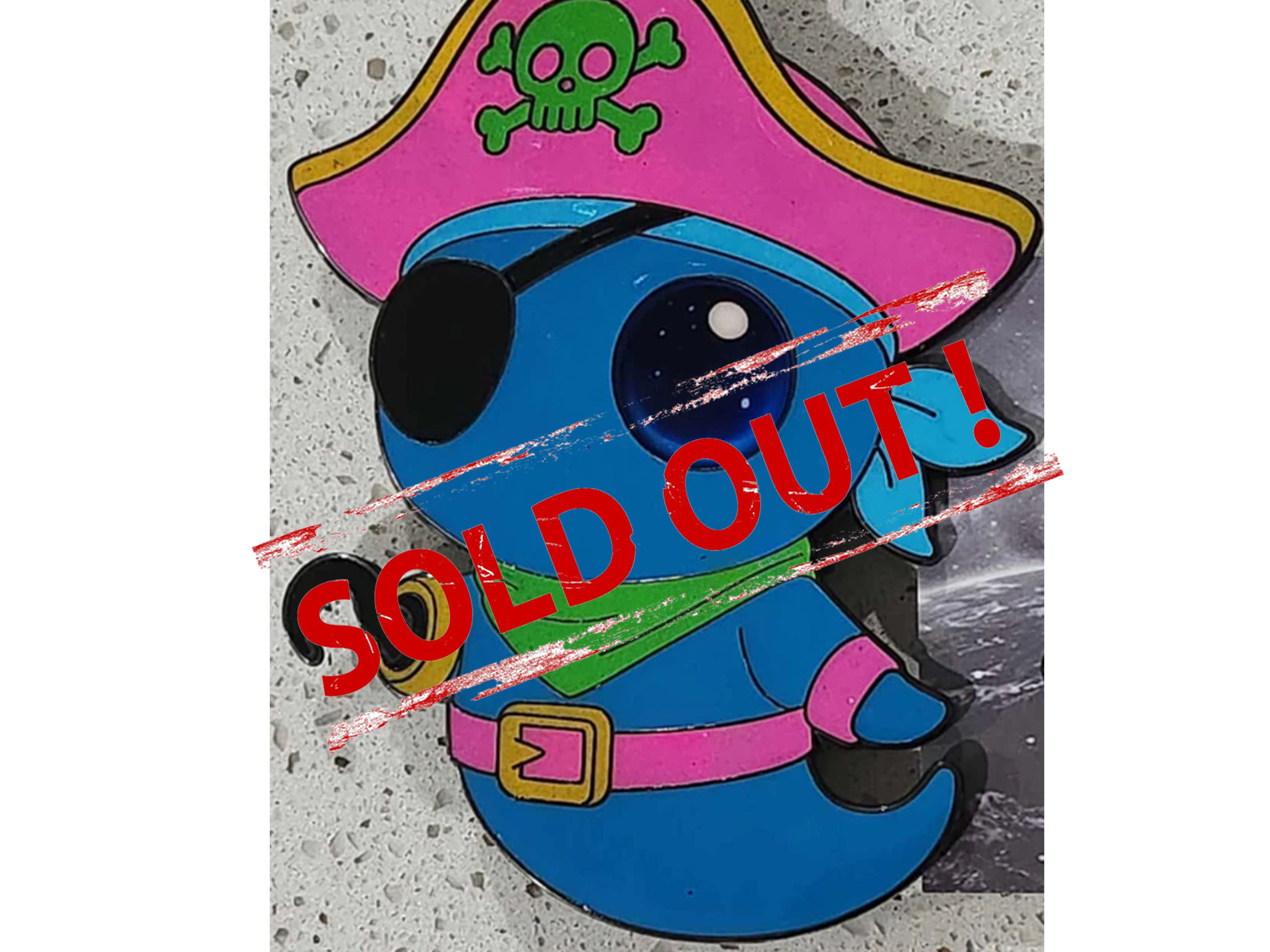 4" Colours by Jessie Pirate Blip! Pin - OLV 10