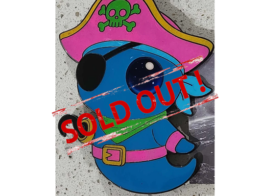 4" Colours by Jessie Pirate Blip! Pin - OLV 10