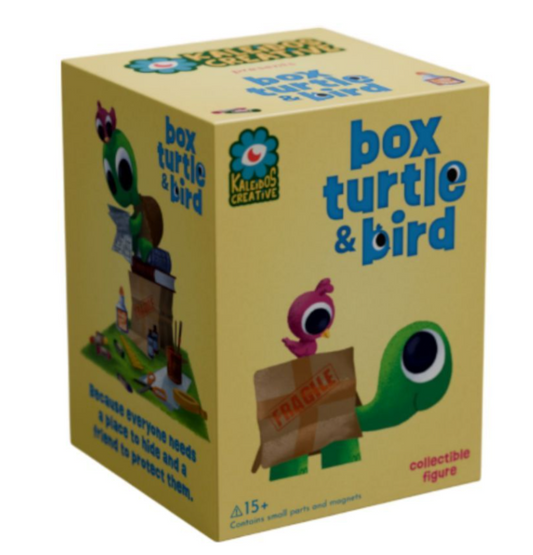 Box Turtle & Bird