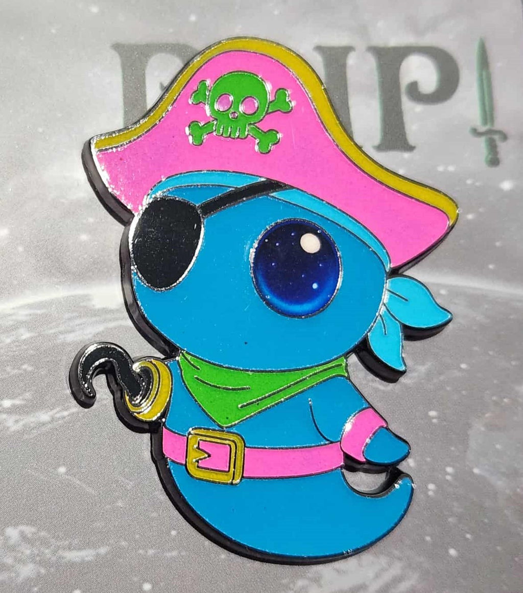 2" Colours by Jessie Blip Pirate Enamel Pin - LE50