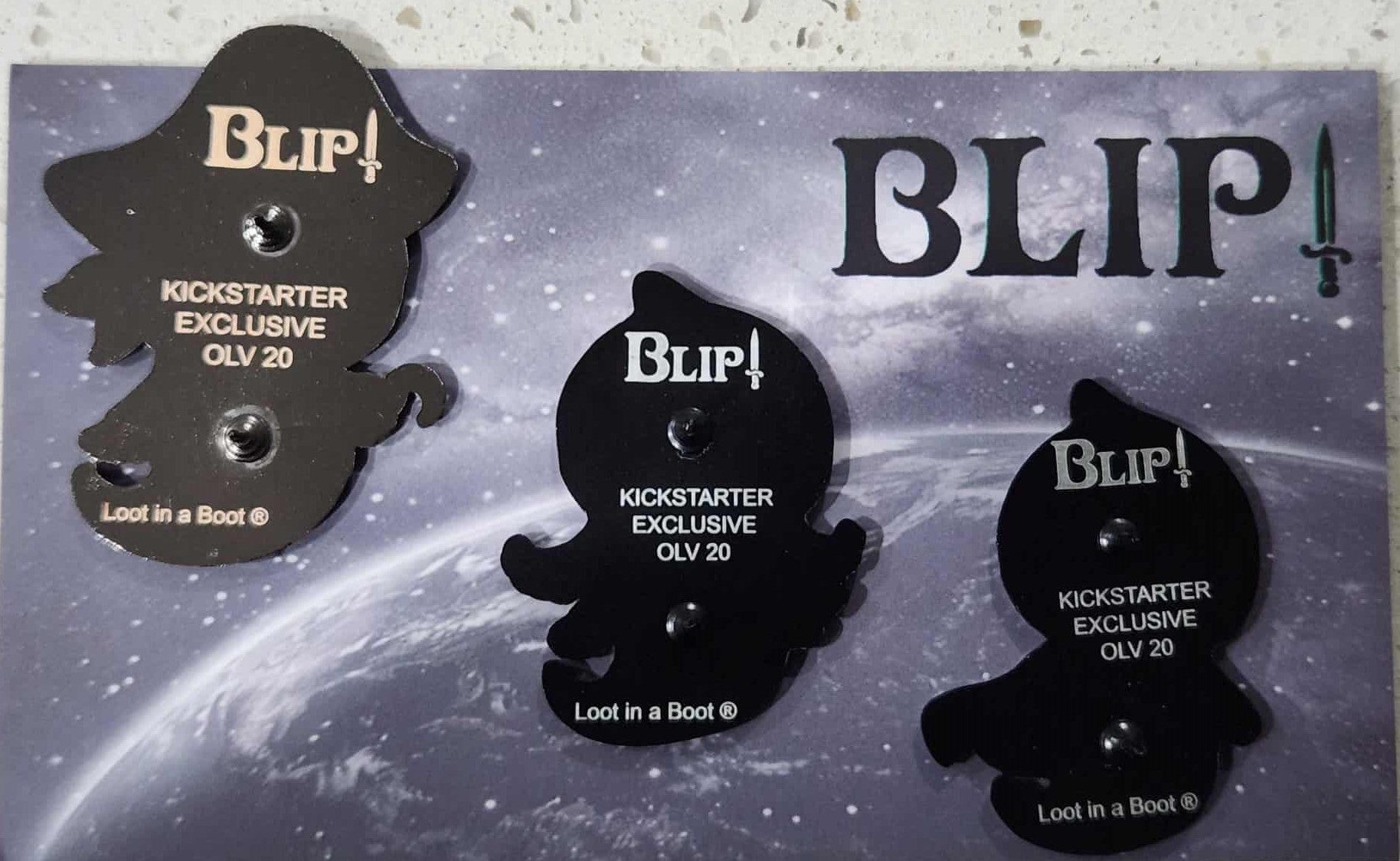 Kickstarter Blip Pin Set - OLV 20