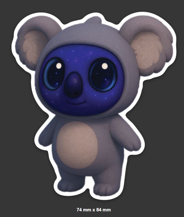 Koala Blip Sticker
