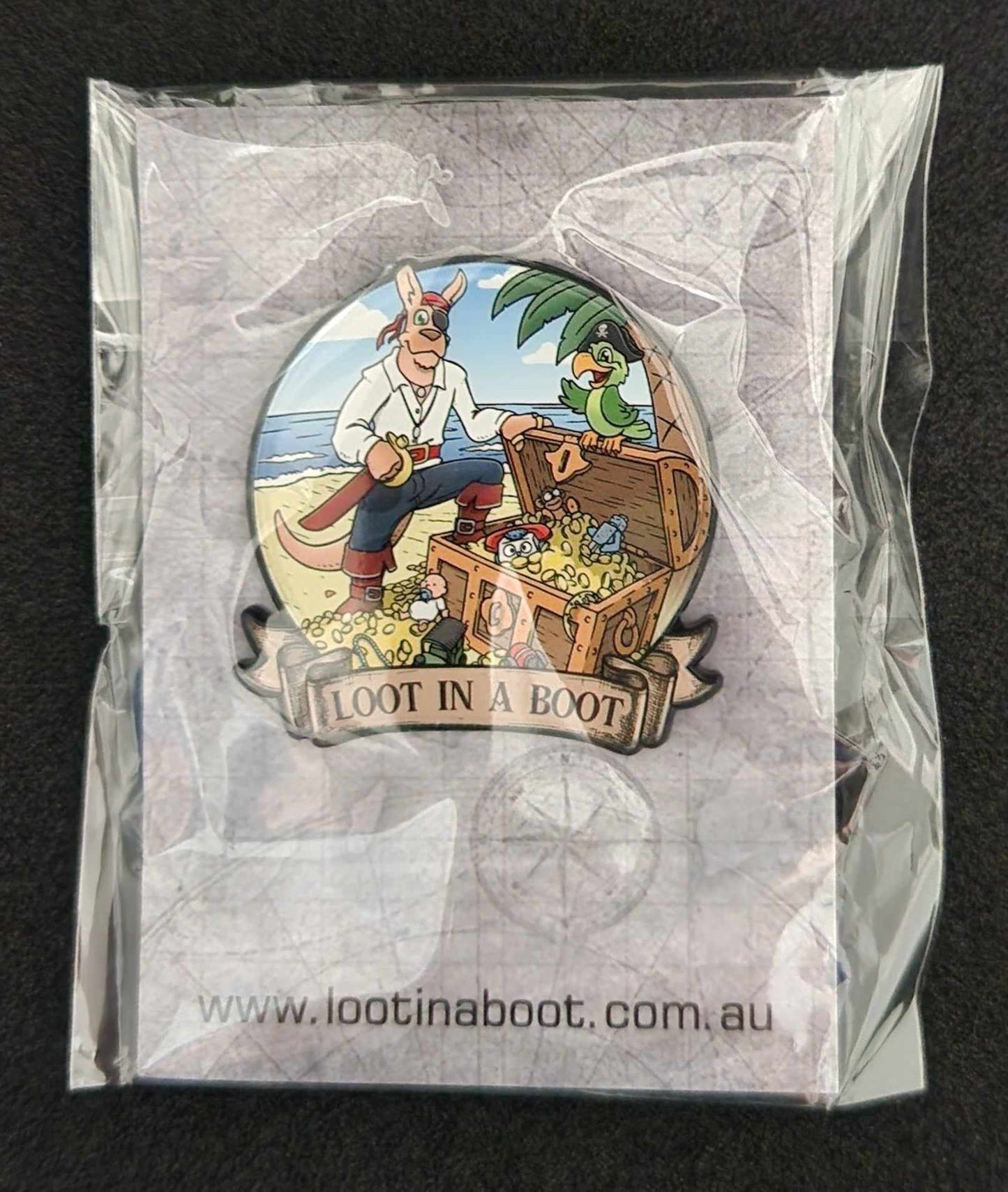 Loot in a Boot Pin