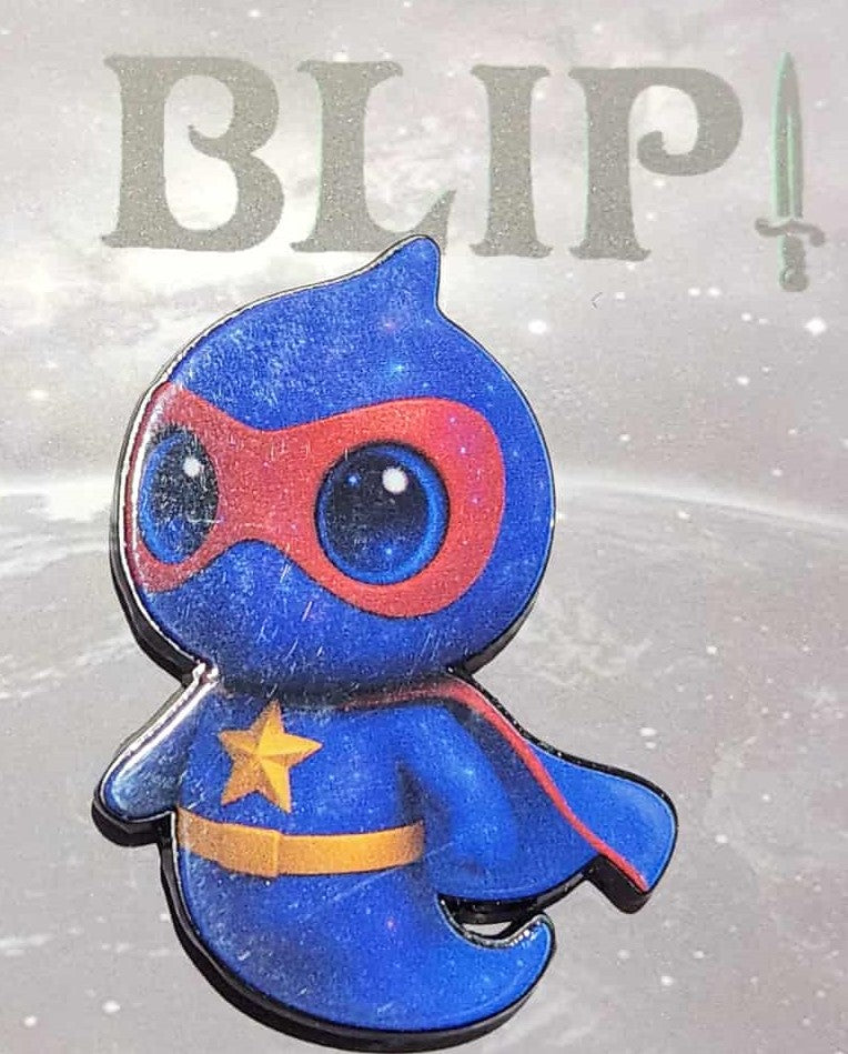 2" Superhero Blip Enamel Pin - LE 50