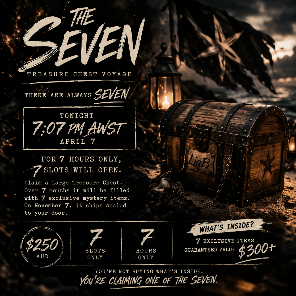 The Seven – Treasure Chest Voyage (Limited to 7)